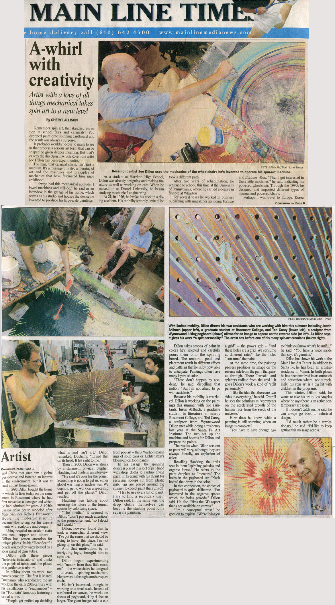 link to Mainline Times article