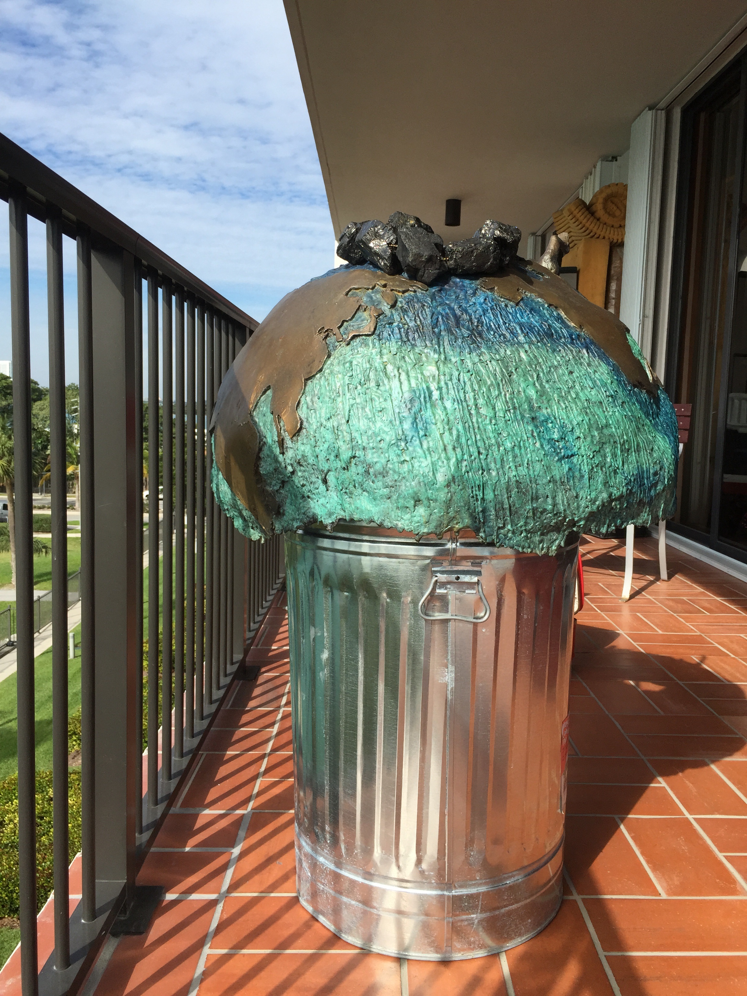 Seascape with the Fall of Icarus sculpture